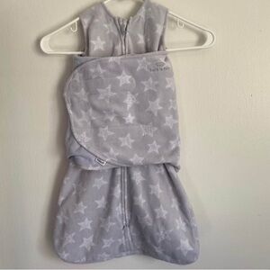 Halo Fleece Sleep Sack S/P 3-6M- White Star Design